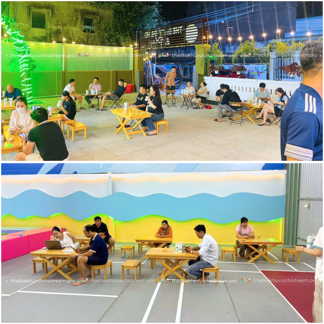 Góc cà phê tại khu vui chơi trẻ em ANVI