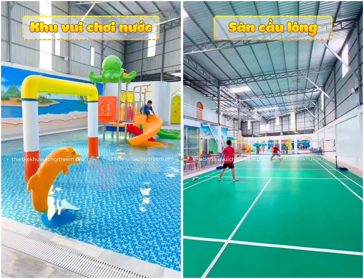 Tổ hợp khu vui chơi cho cả gia đình