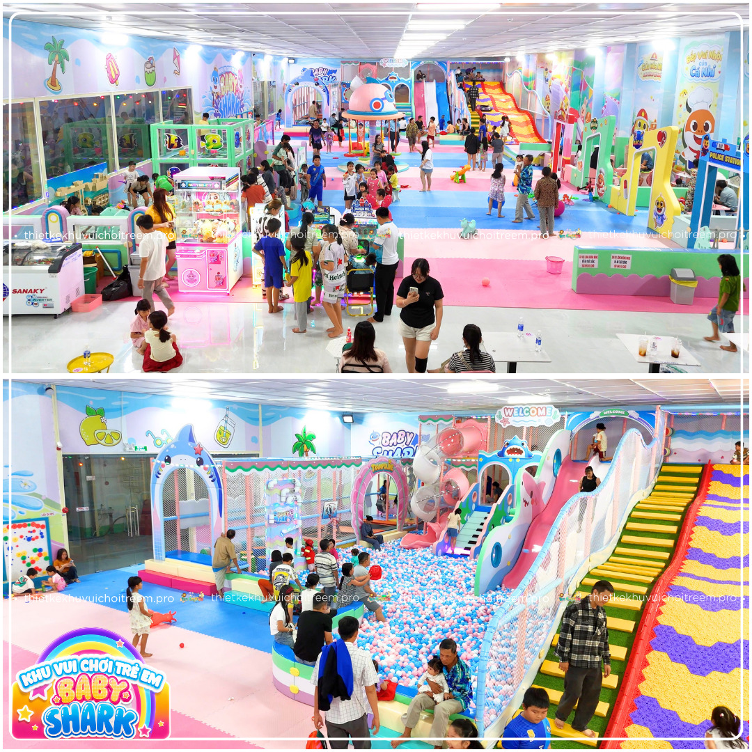 Khu vui chơi Baby Shark tại Châu Đốc, An Giang