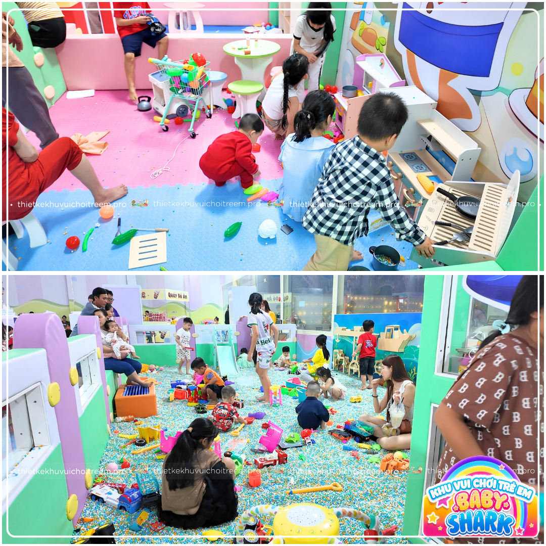 Khu vui chơi nhẹ nhàng dành cho các bé