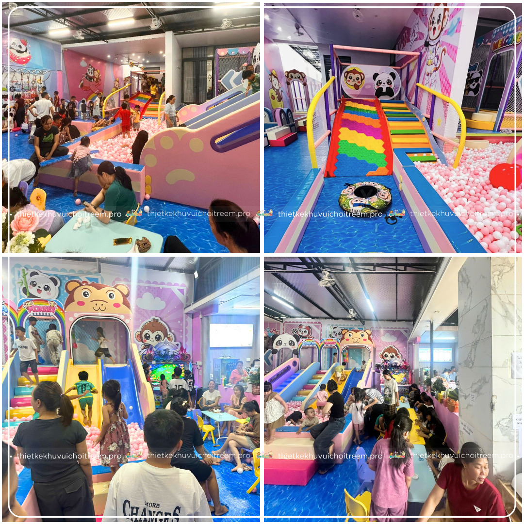 Các trò chơi tại khu vui chơi Monpapa Kids Land