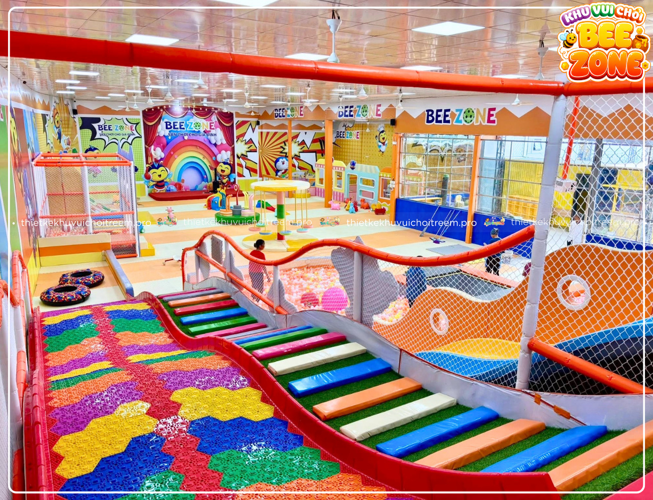 Không gian khu vui chơi trẻ em Beezone Thanh Hóa