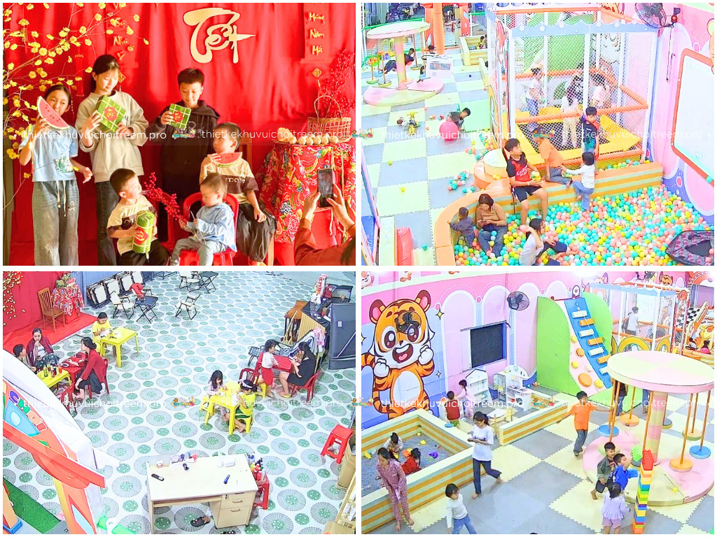 Vô số trò chơi cho trẻ tại khu vui chơi trẻ em July Kids