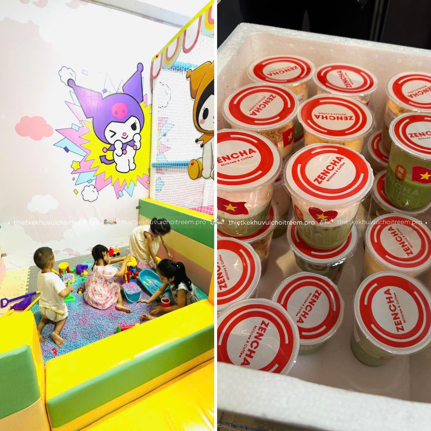 Khu vui chơi trẻ em Zencha - thành phố Pleiku, Gia Lai