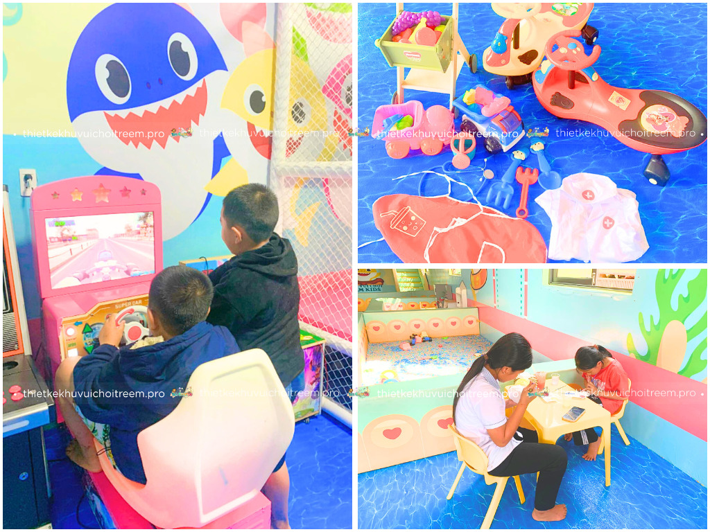 Các trò chơi tại khu vui chơi trẻ em Sam Kids Đắk Lắk 