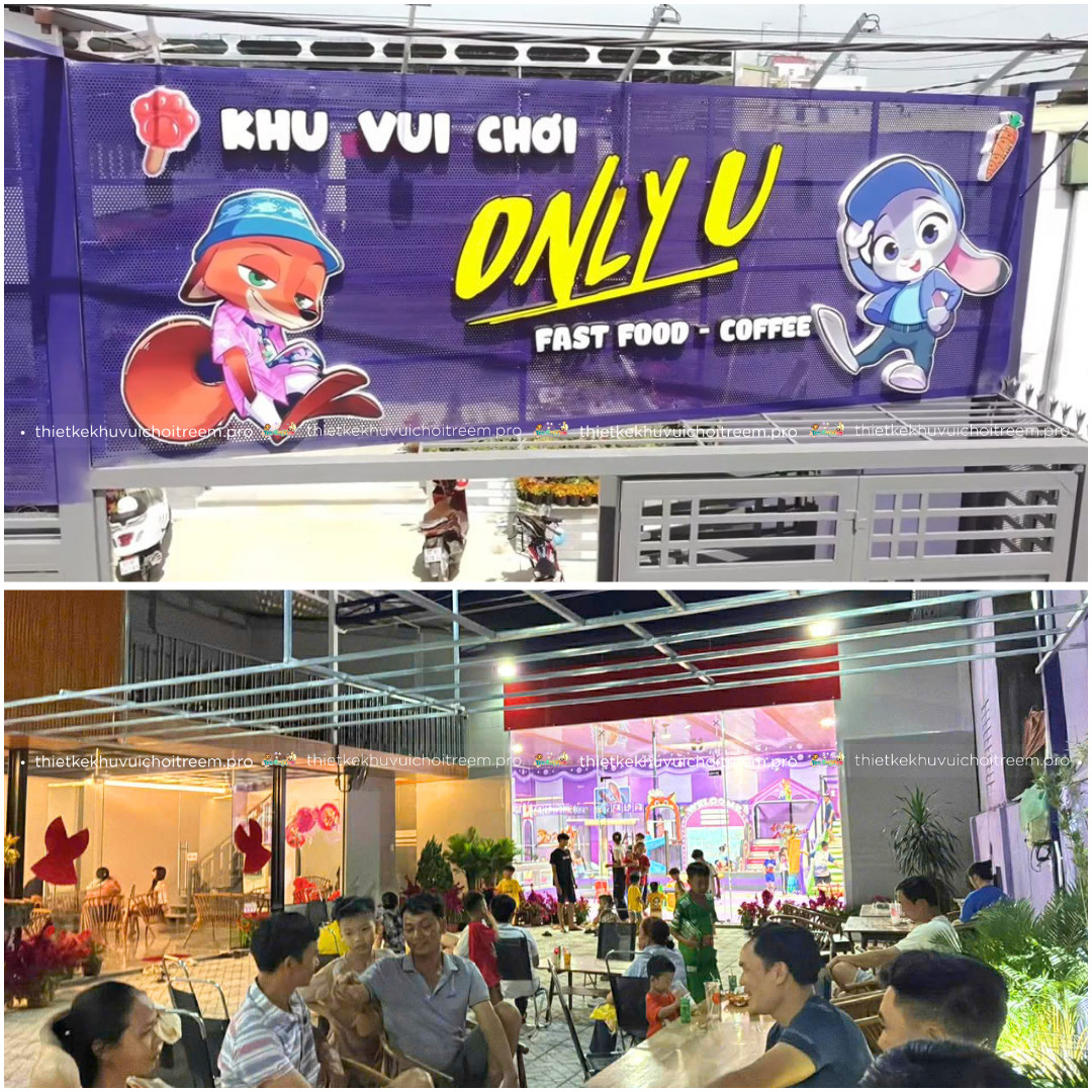 Khu vui chơi trẻ em Only U ngay tại Tân Phú, Đồng Nai