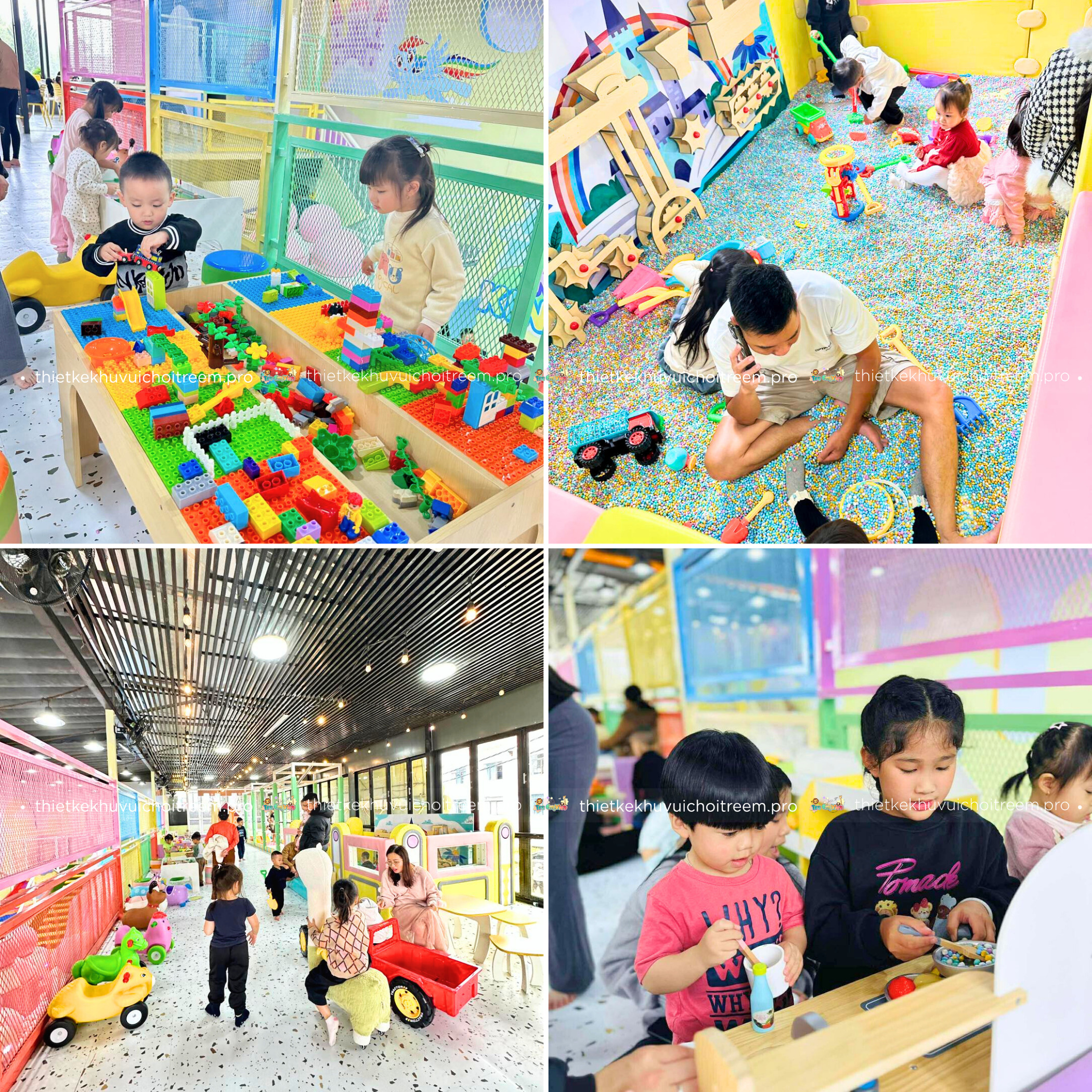 Đa dạng trò chơi đặc sắc tại Kids KingDom 