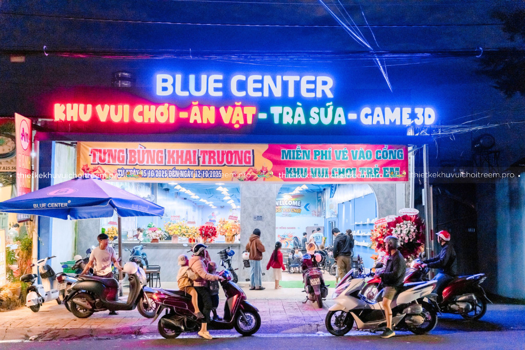 Khu vui chơi Blue Center mới mẻ tại Bảo Lộc, Lâm Đồng