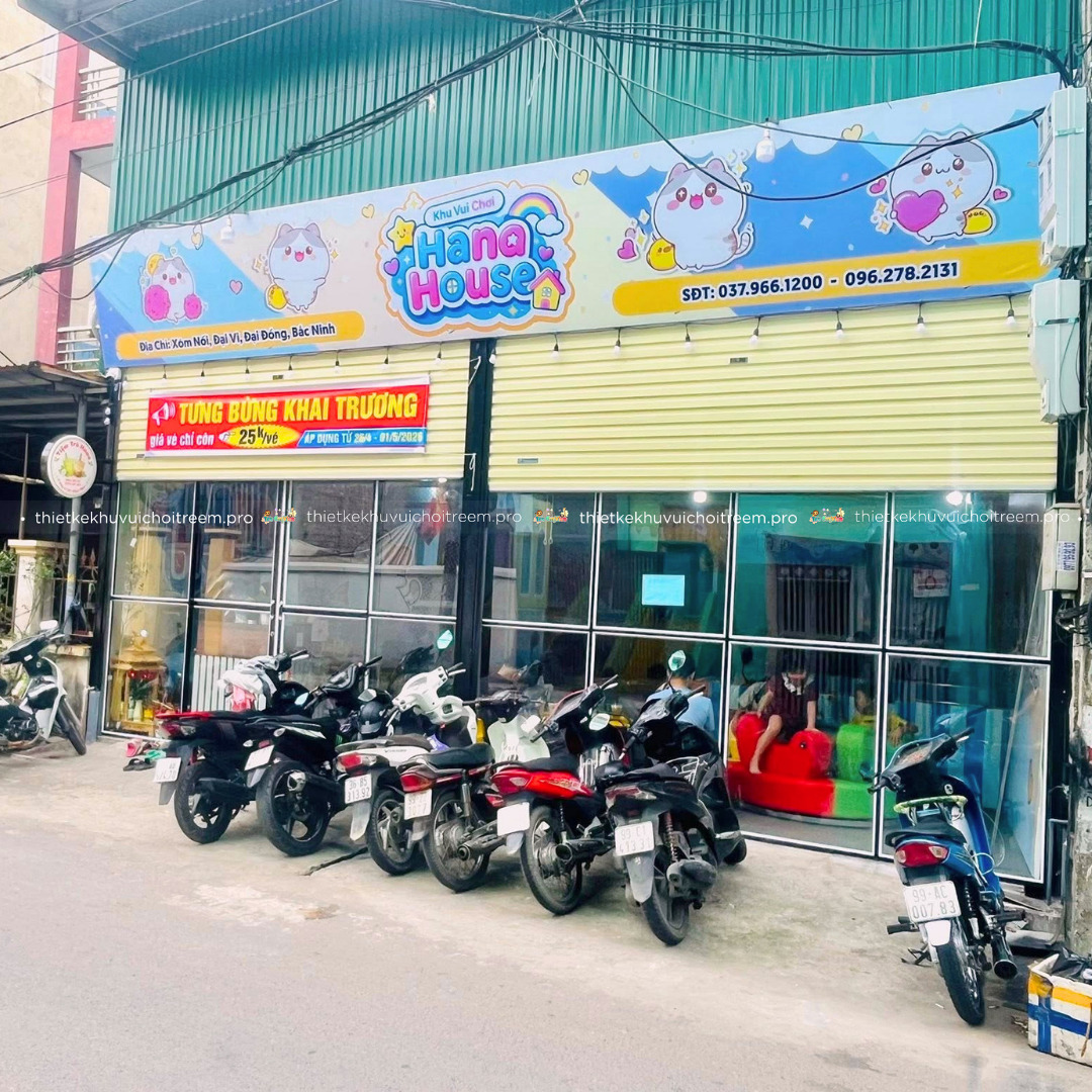 Khu vui chơi trẻ em ở Bắc Ninh - Hana House