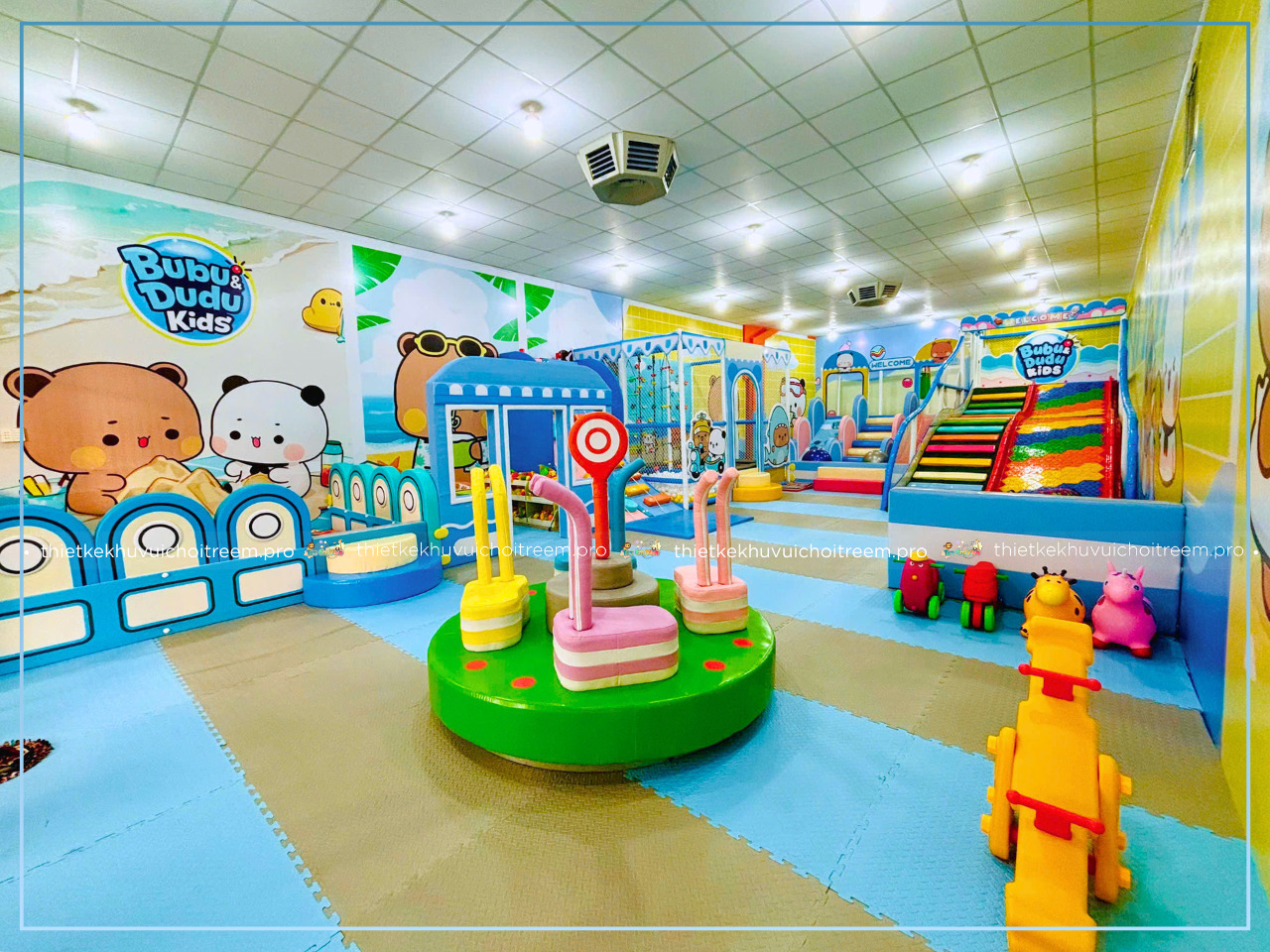 Khu vui chơi trẻ em Tây Ninh đáng yêu với chủ đề Bubu & Dudu