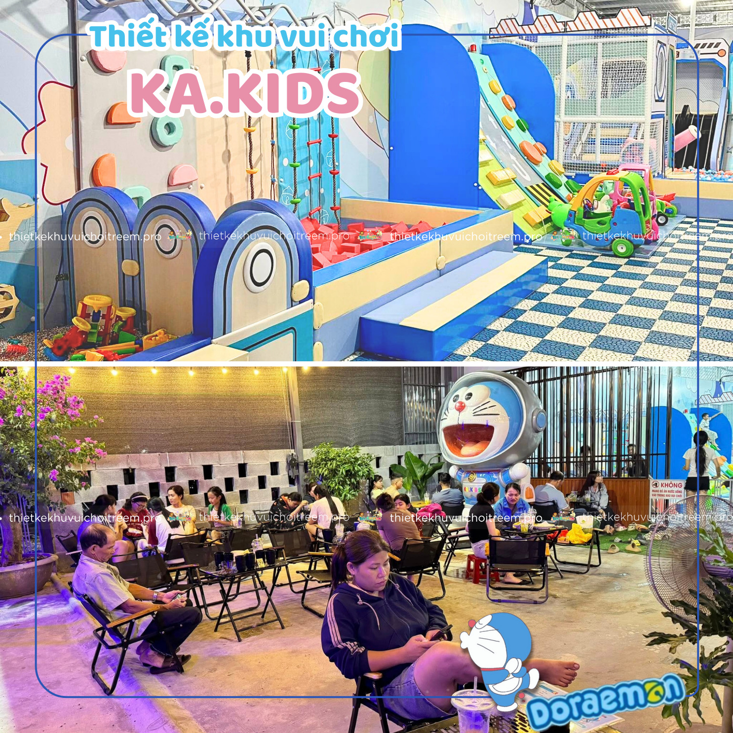 Khu vui chơi Đắk Lắk kết hợp cafe đồ ăn vặt Ka.Kids