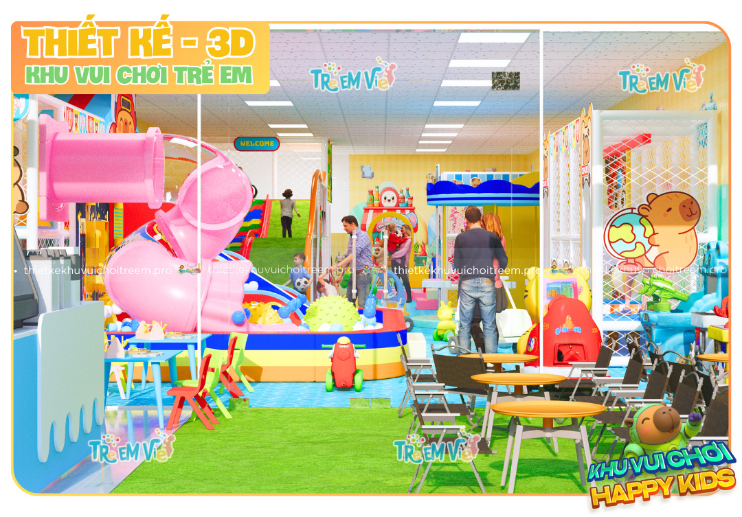 Mô hình khu vui chơi trẻ em Happy Kids