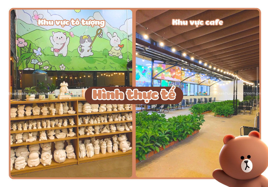 Hình ảnh thực tế các dịch vụ kèm theo của khu vui chơi Sam Kids