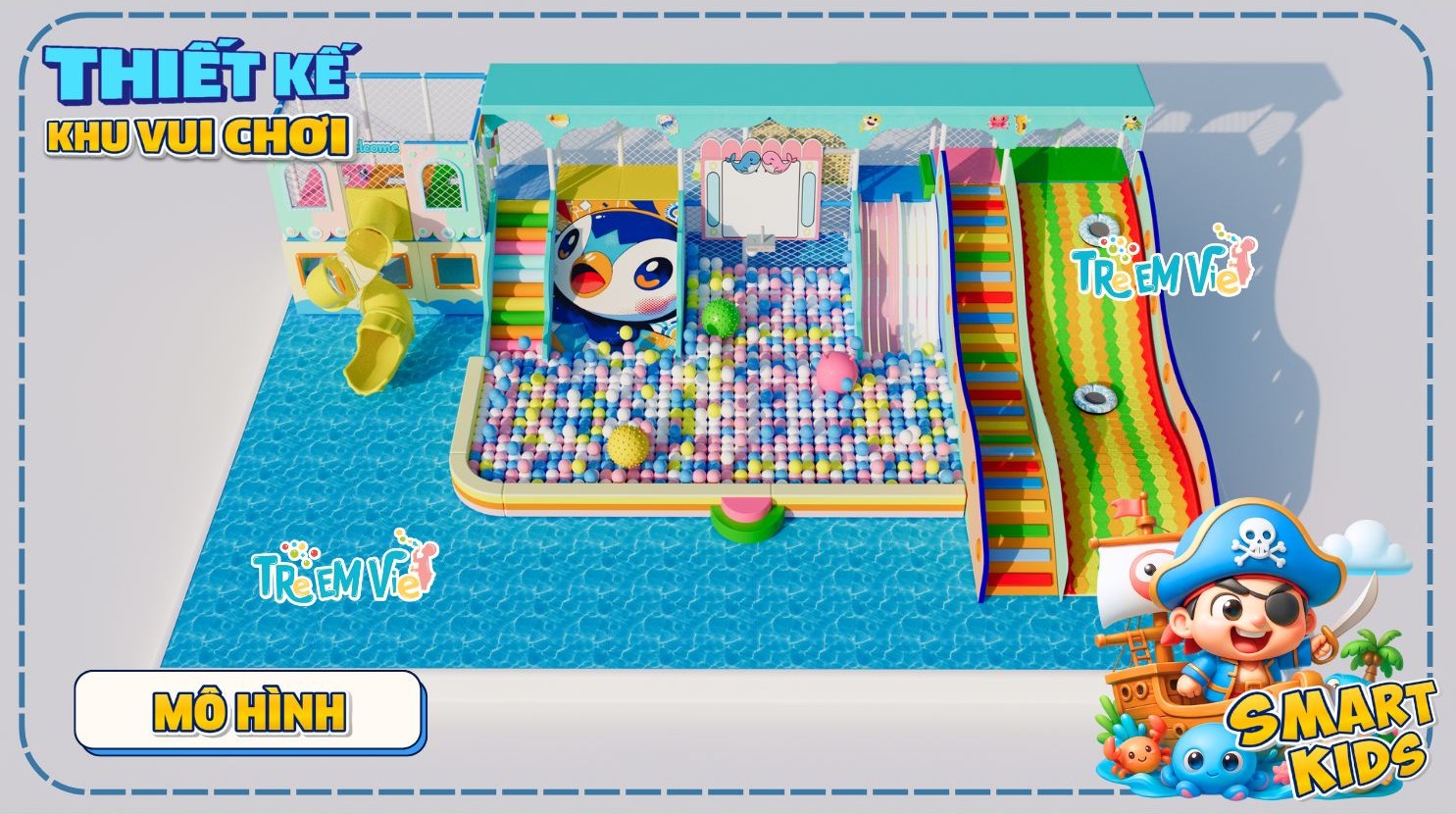 Thiết kế khu vui chơi trẻ em Quy Nhơn