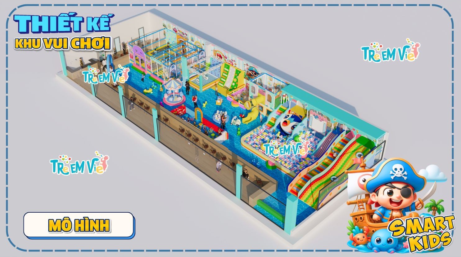 Thiết kế khu vui chơi trẻ em Quy Nhơn
