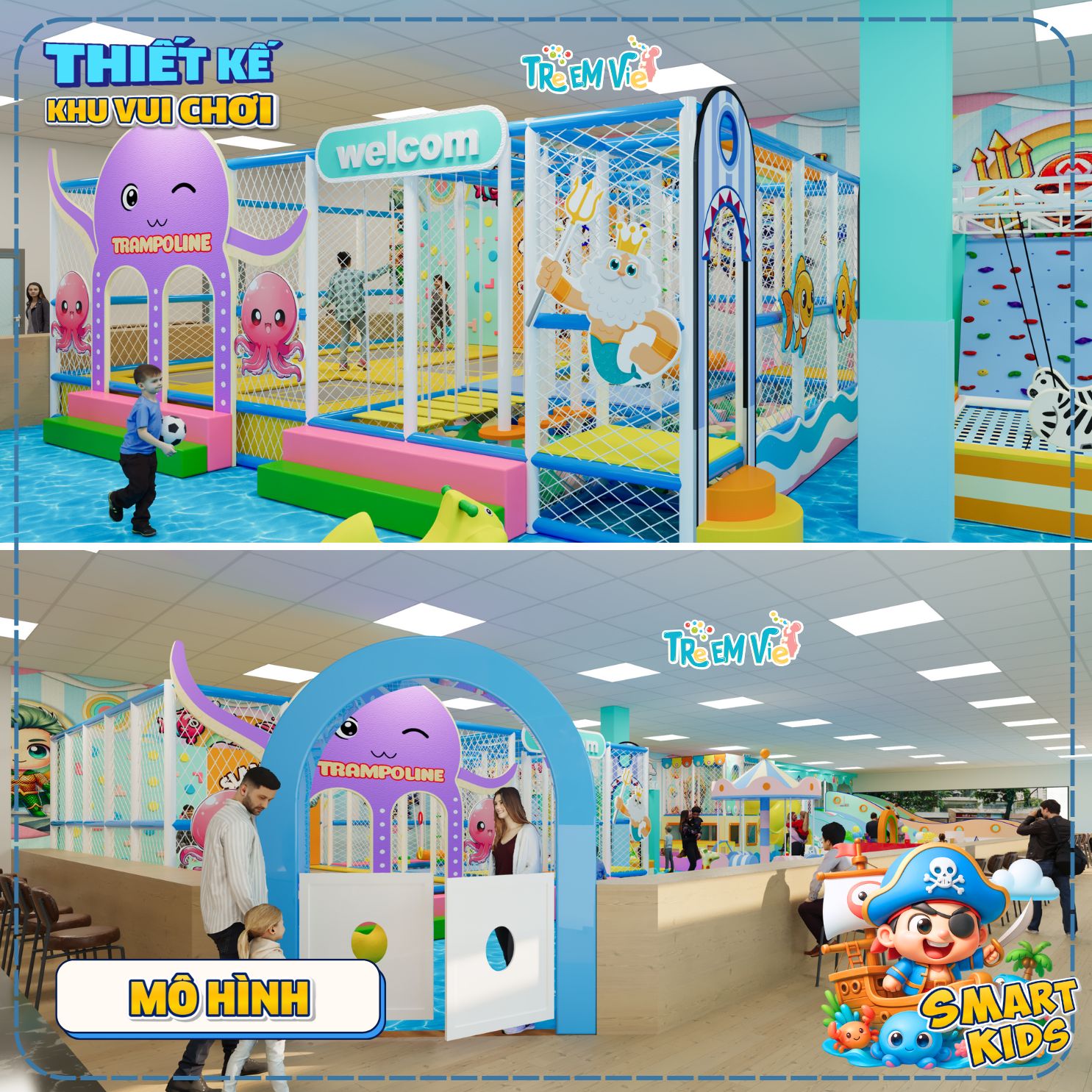 Thiết kế khu vui chơi trẻ em Quy Nhơn