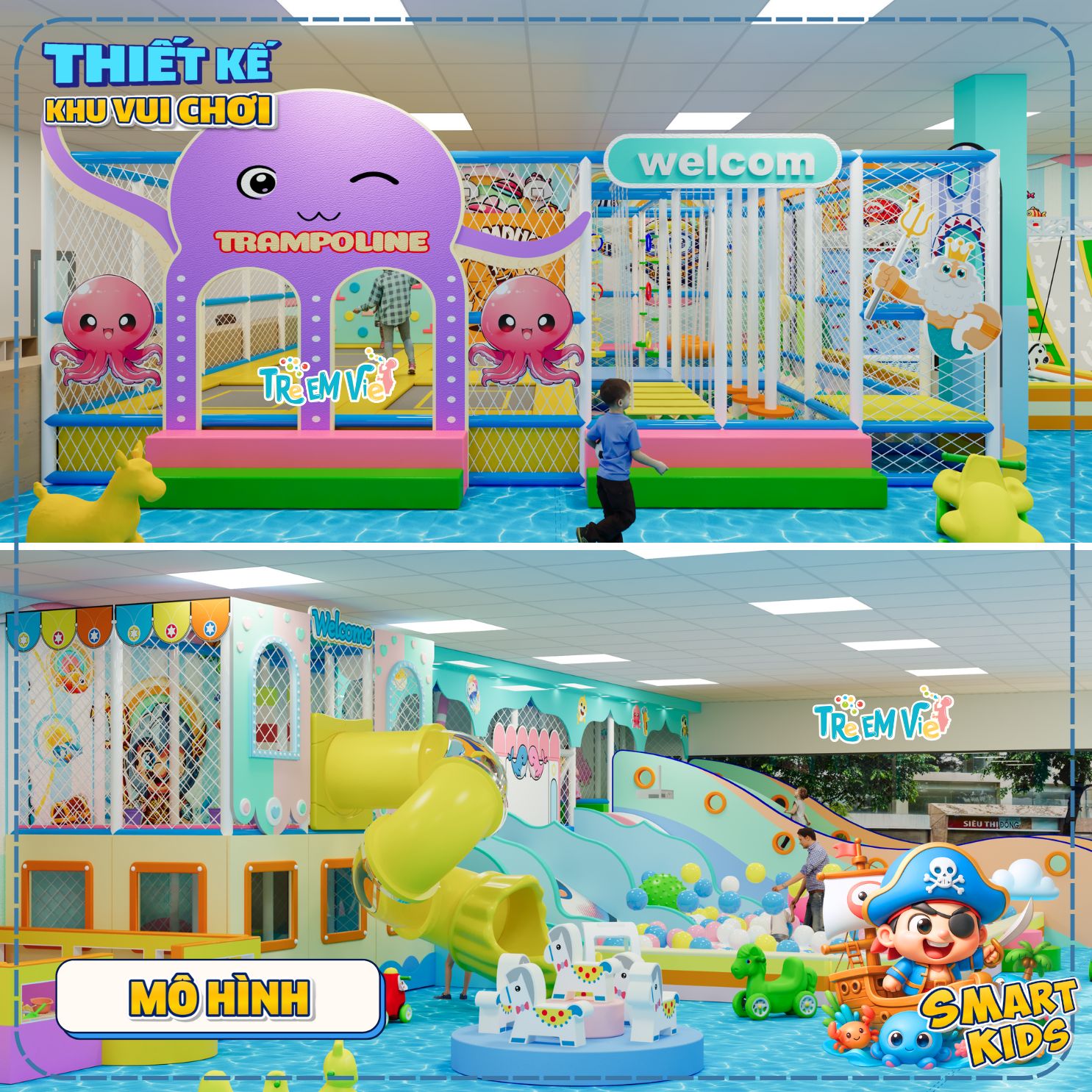 Thiết kế khu vui chơi trẻ em Quy Nhơn