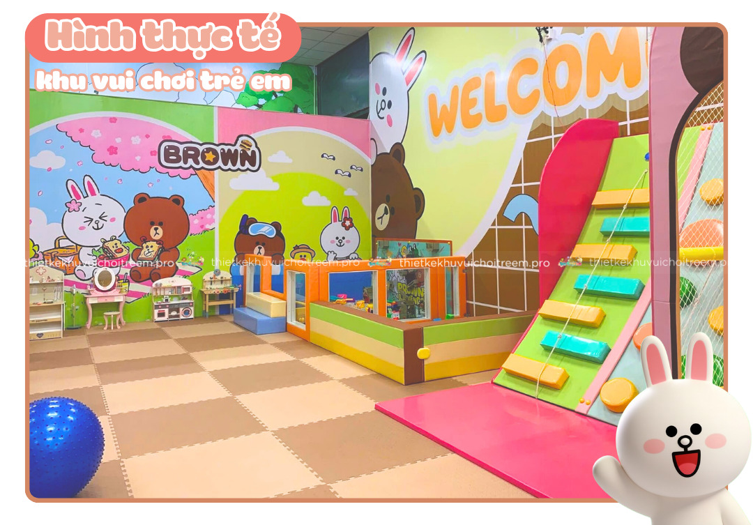 Hình ảnh thực tế hồ cát của khu vui chơi trẻ em Sam Kids