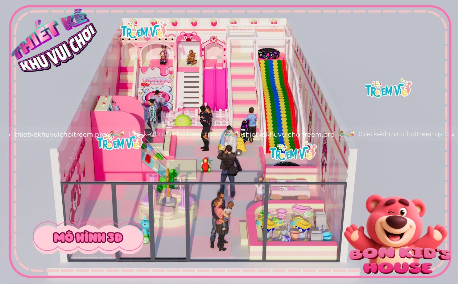 thiết kế khu vui chơi trẻ em huyện Cần Giờ