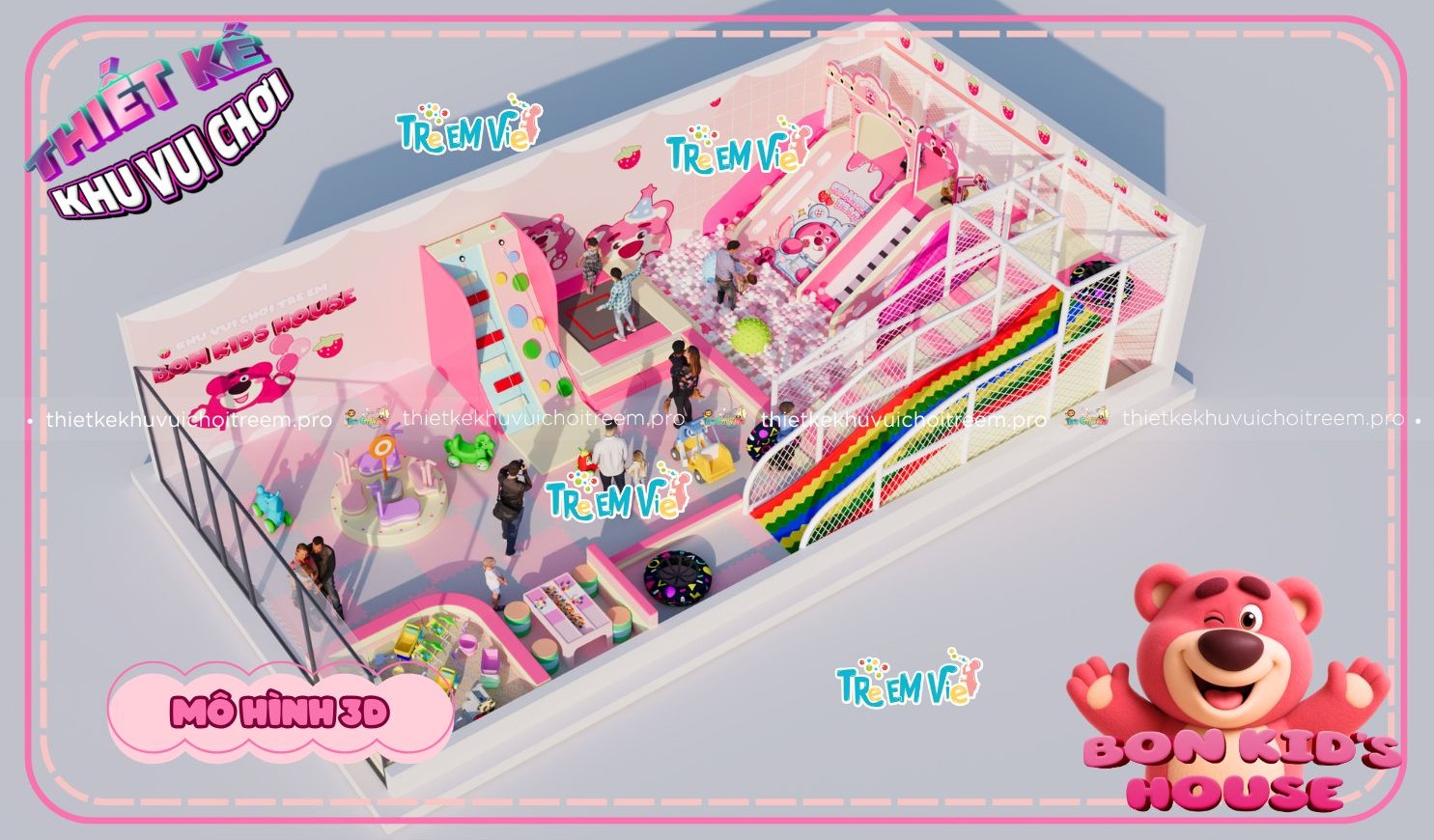 thiết kế khu vui chơi trẻ em huyện Cần Giờ