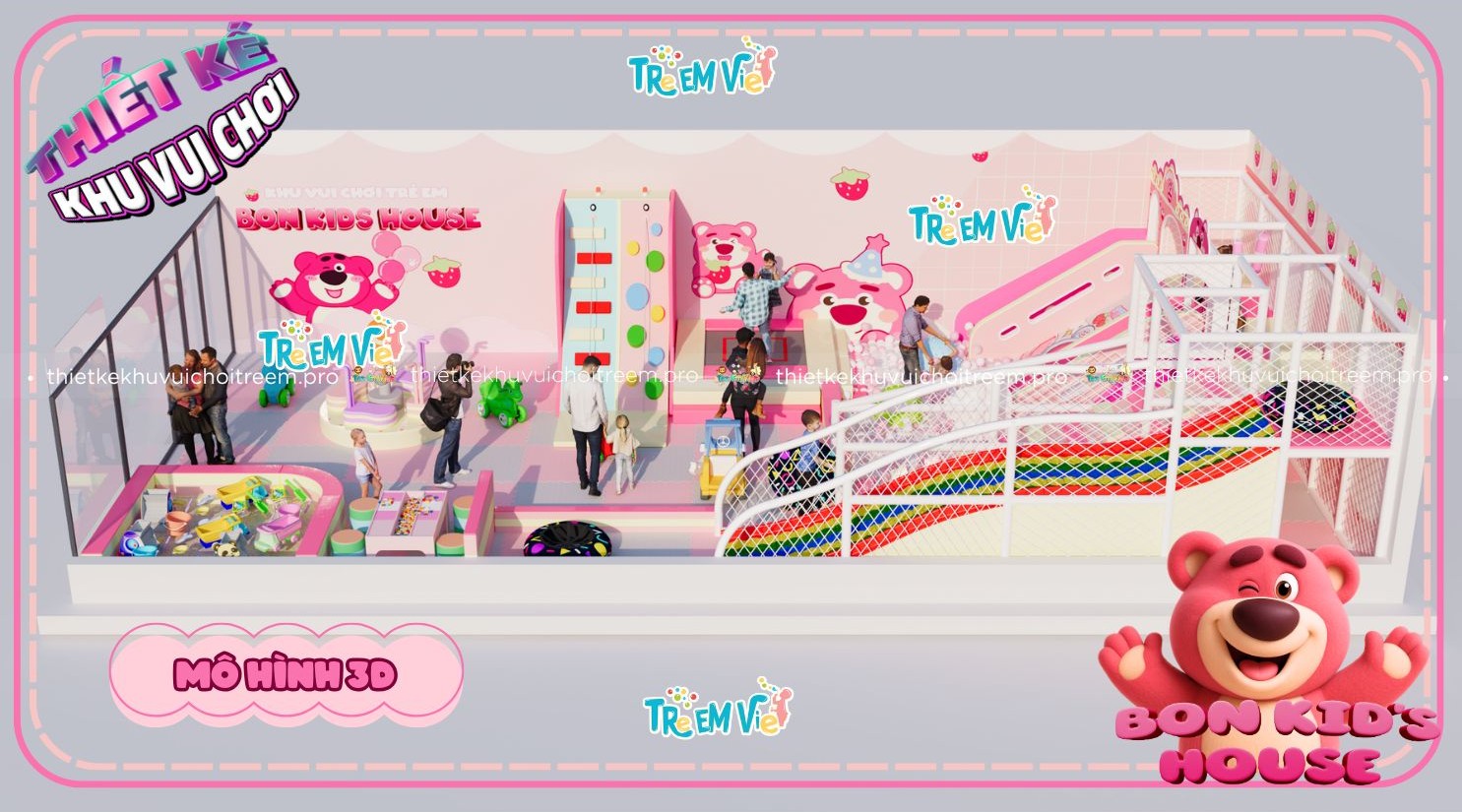 thiết kế khu vui chơi trẻ em huyện Cần Giờ