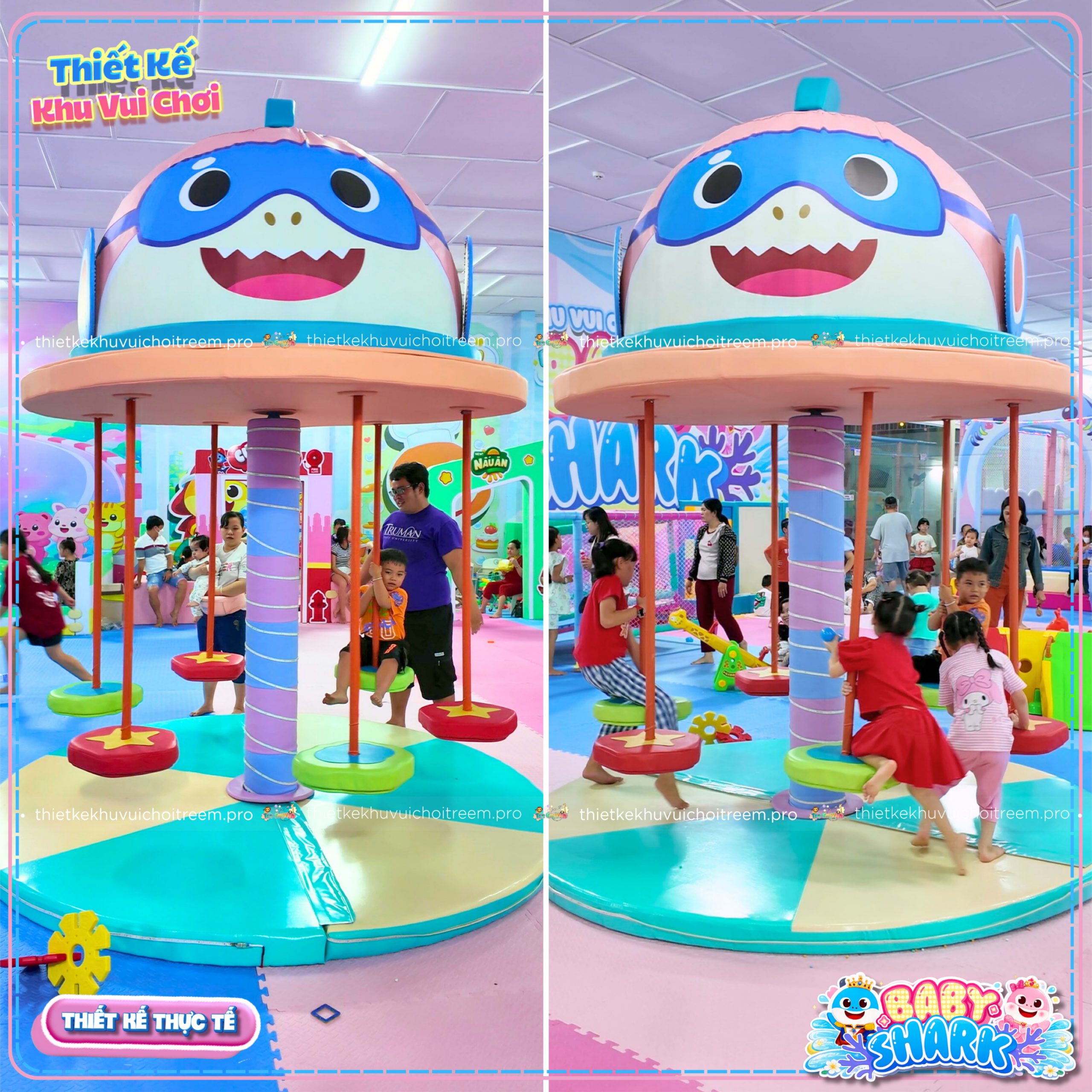 Đu Quay Baby Shark ấn tượng
