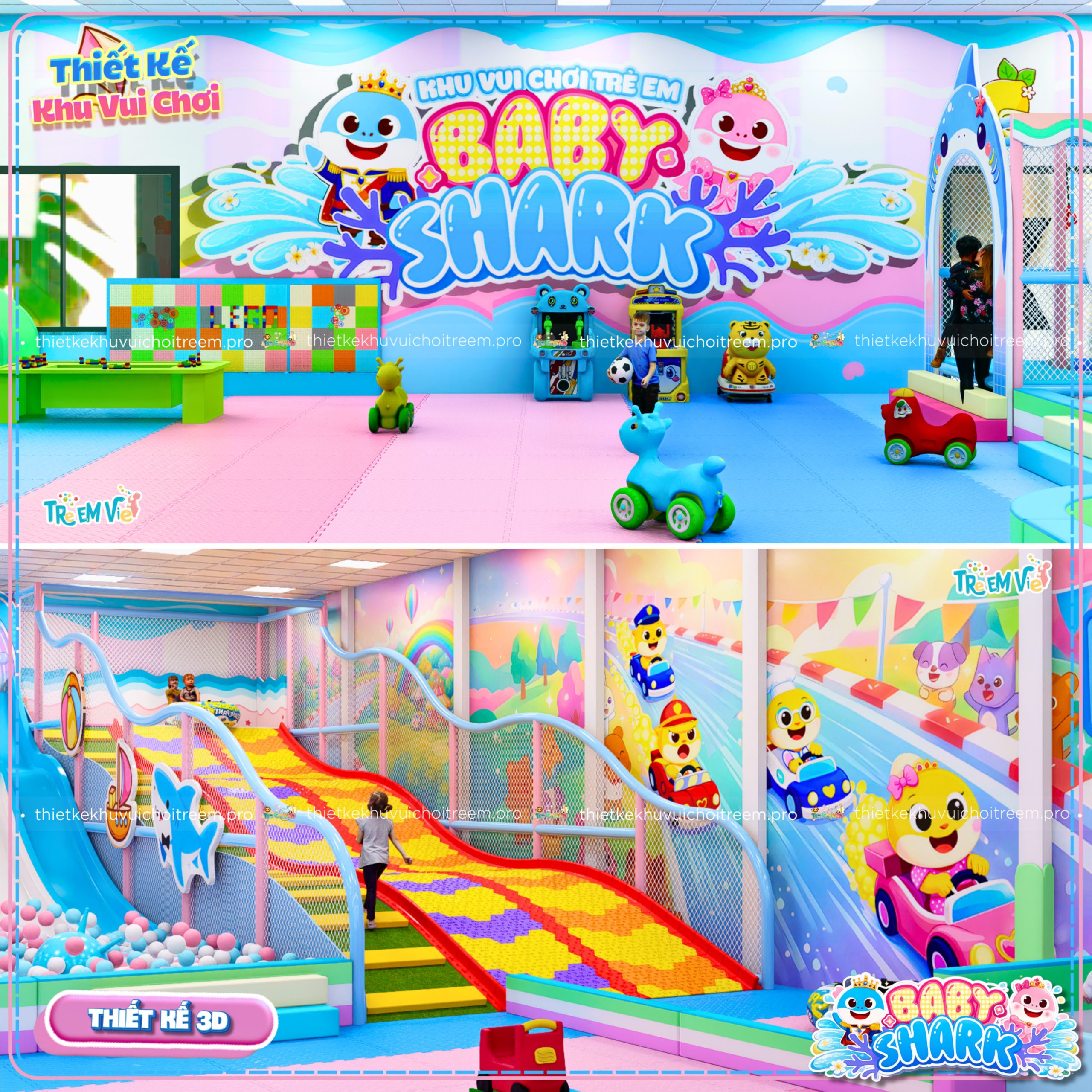 Đại dương Baby Shark - chủ đề của khu vui chơi