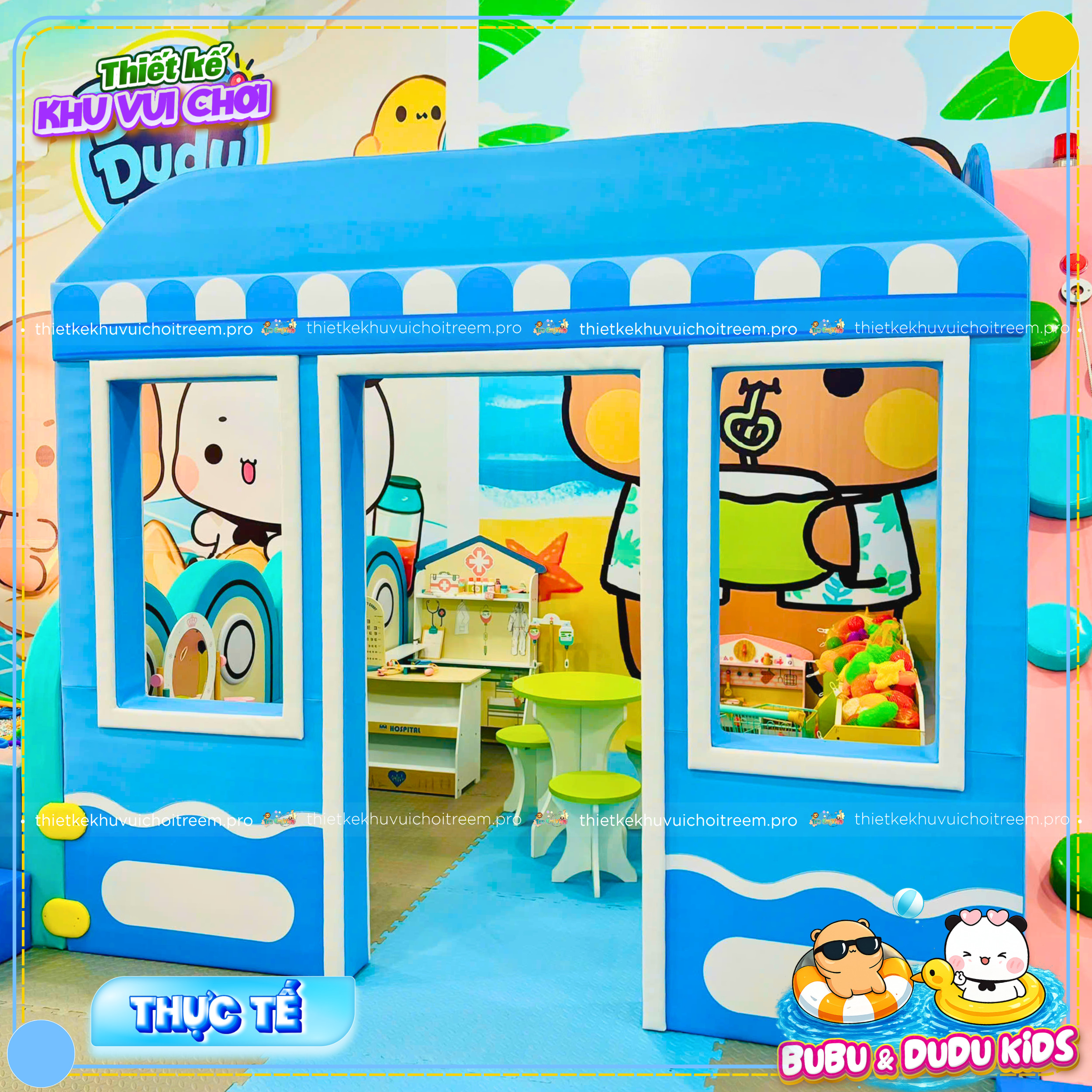 Khu hướng nghiệp của dự án thiết kế khu vui chơi Tây Ninh - Bubu & Dudu Kids