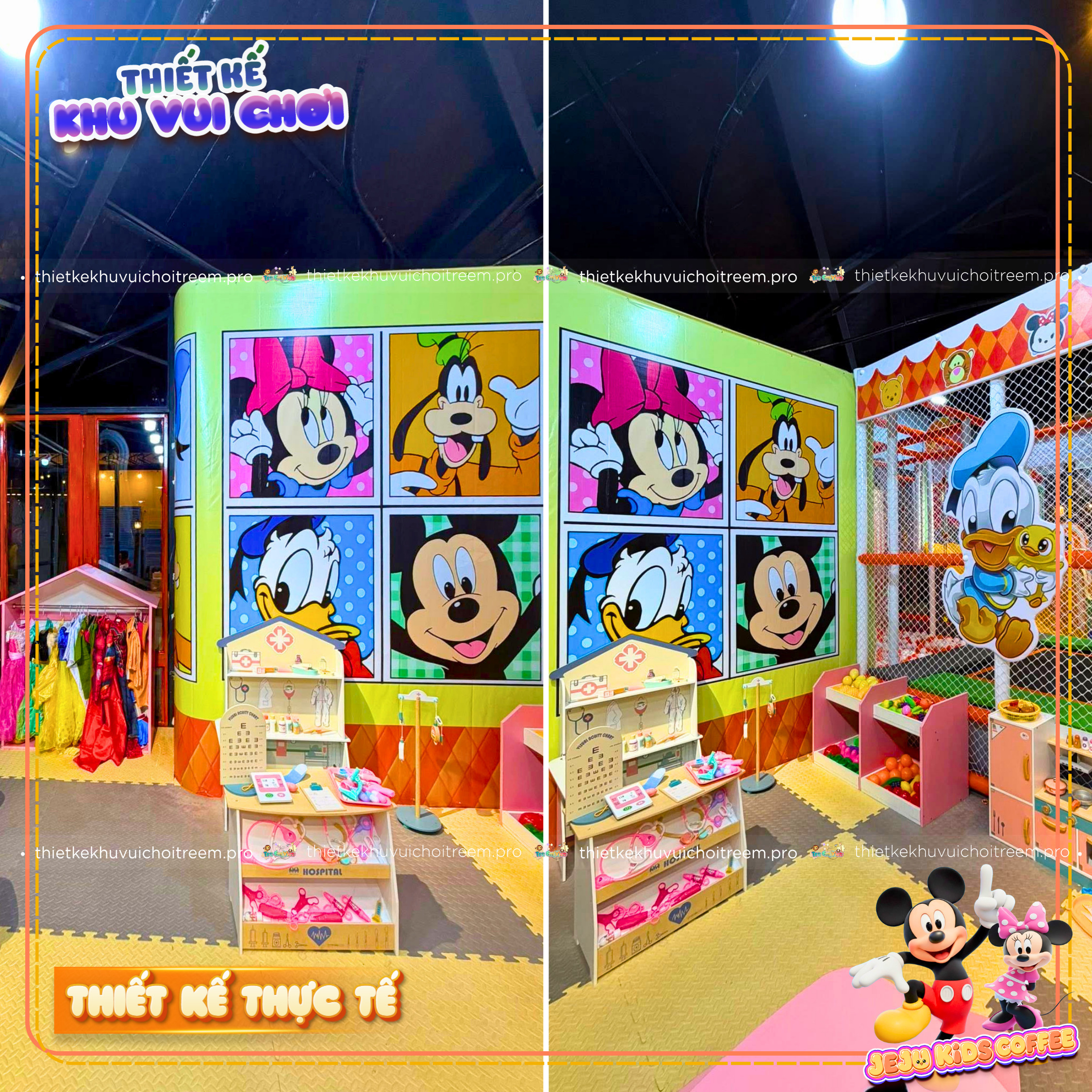 Khu hướng nghiệp trong dự án thiết kế khu vui chơi Tây Ninh - Jeju Kids Coffee