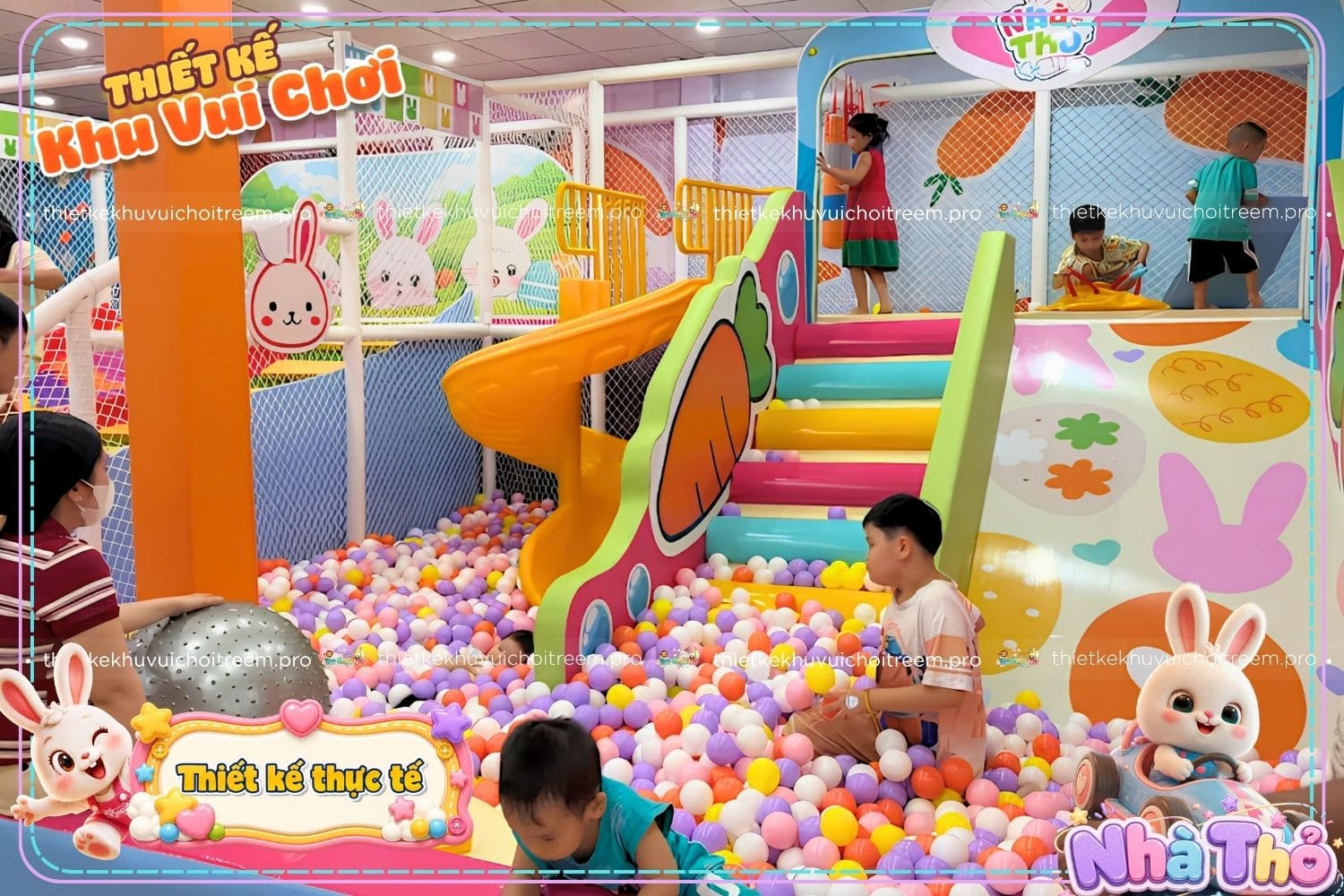 Khu nhà liên hoàn 2 tầng đã thi công thực tế