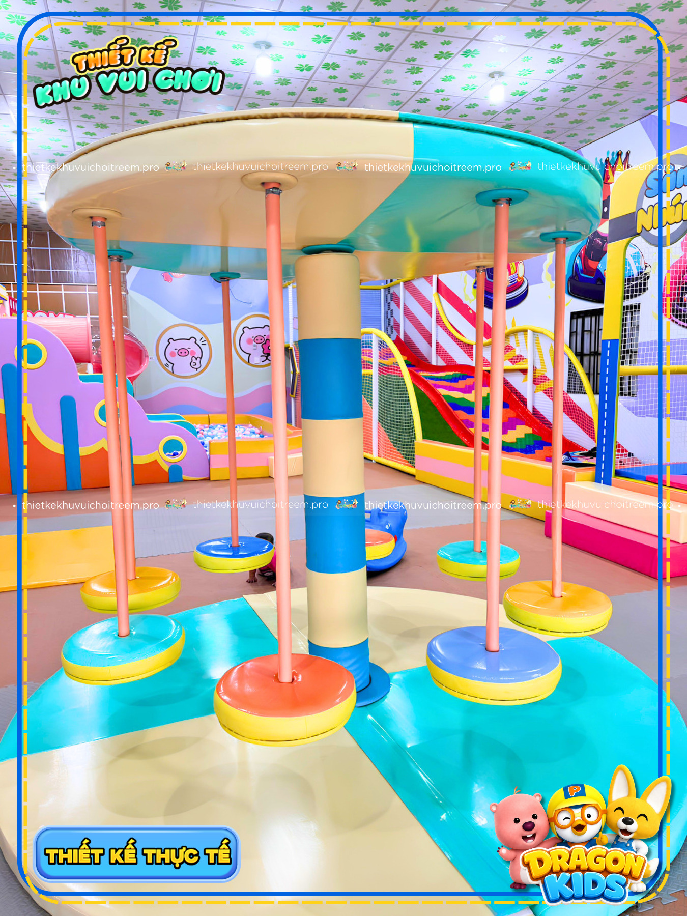 Đu quay của dự án thiết kế khu vui chơi Bình Thuận - Dragon Kids
