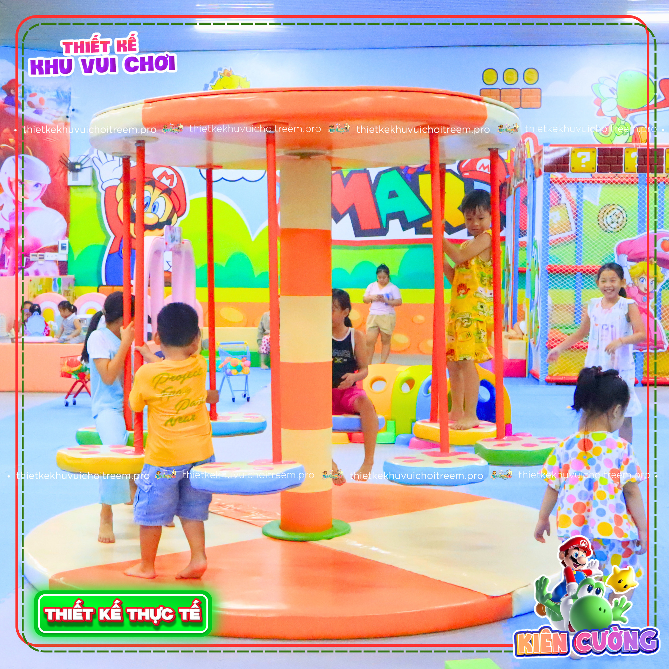 Đu quay của dự án thiết kế khu vui chơi Tây Ninh - Kiên Cường 