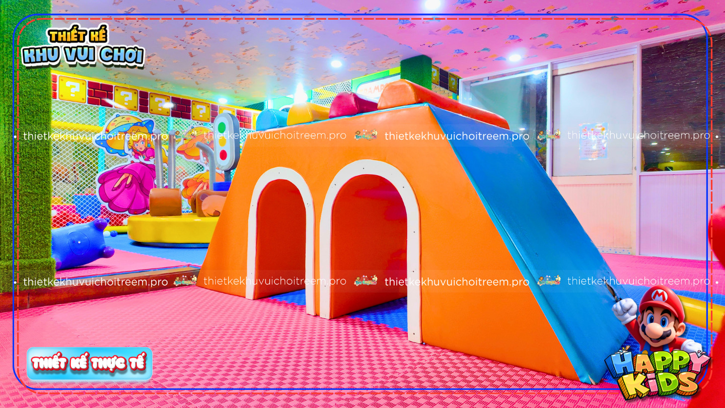 Trò chơi vận động mềm trong dự án thiết kế khu vui chơi Bình Tân - Happy Kids