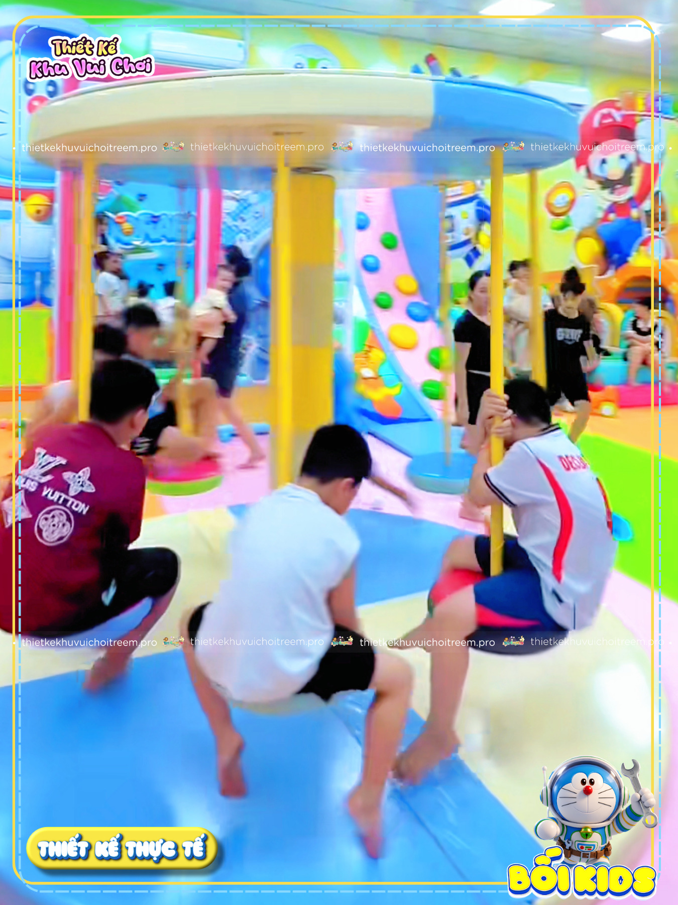 Đu quay của dự án thiết kế khu vui chơi Bắc Ninh - Bối Kids