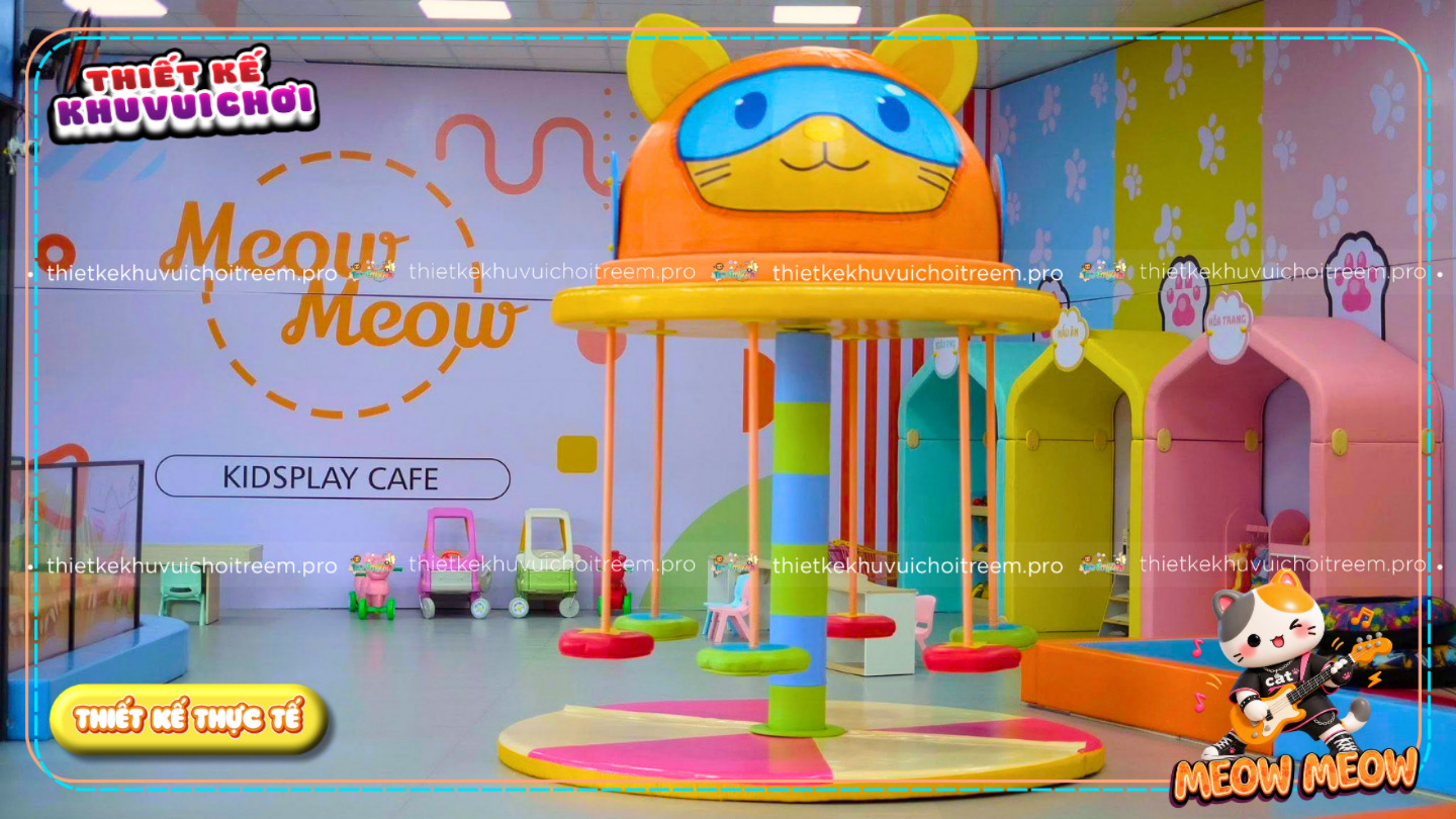 Đu quay của dự án thiết kế khu vui chơi Kon Tum - Meow Meow