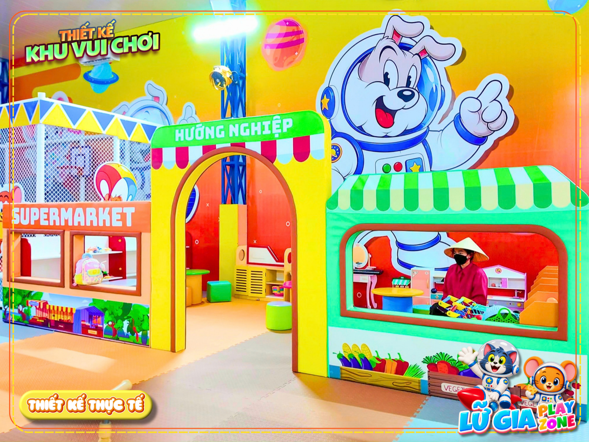Khu hướng nghiệp của dự án thiết kế khu vui chơi Cần Thơ - Lữ Gia Playzone