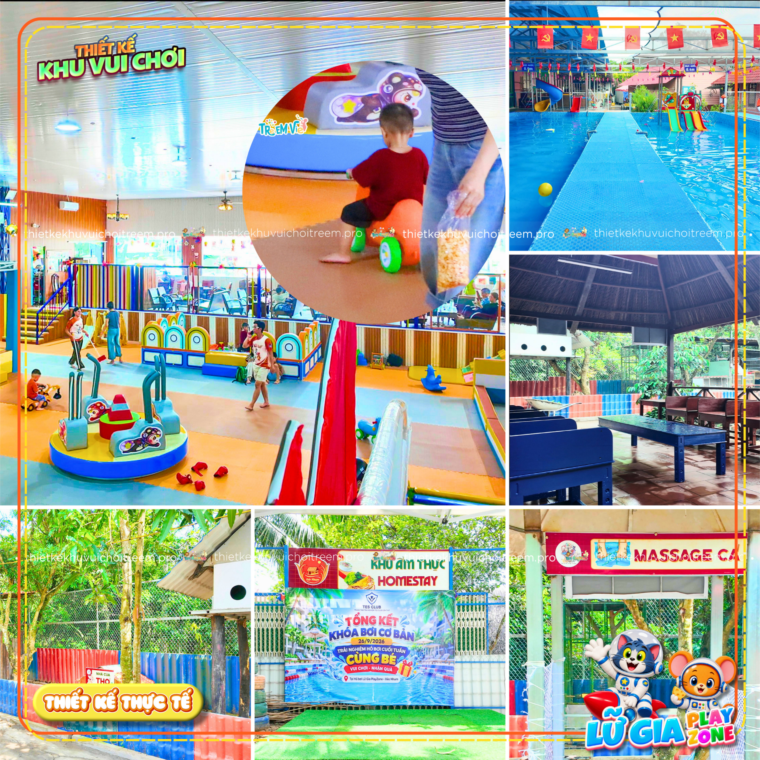 Tích hợp khu vui chơi Lữ Gia Playzone trong vườn sinh thái Xẻo Nhum