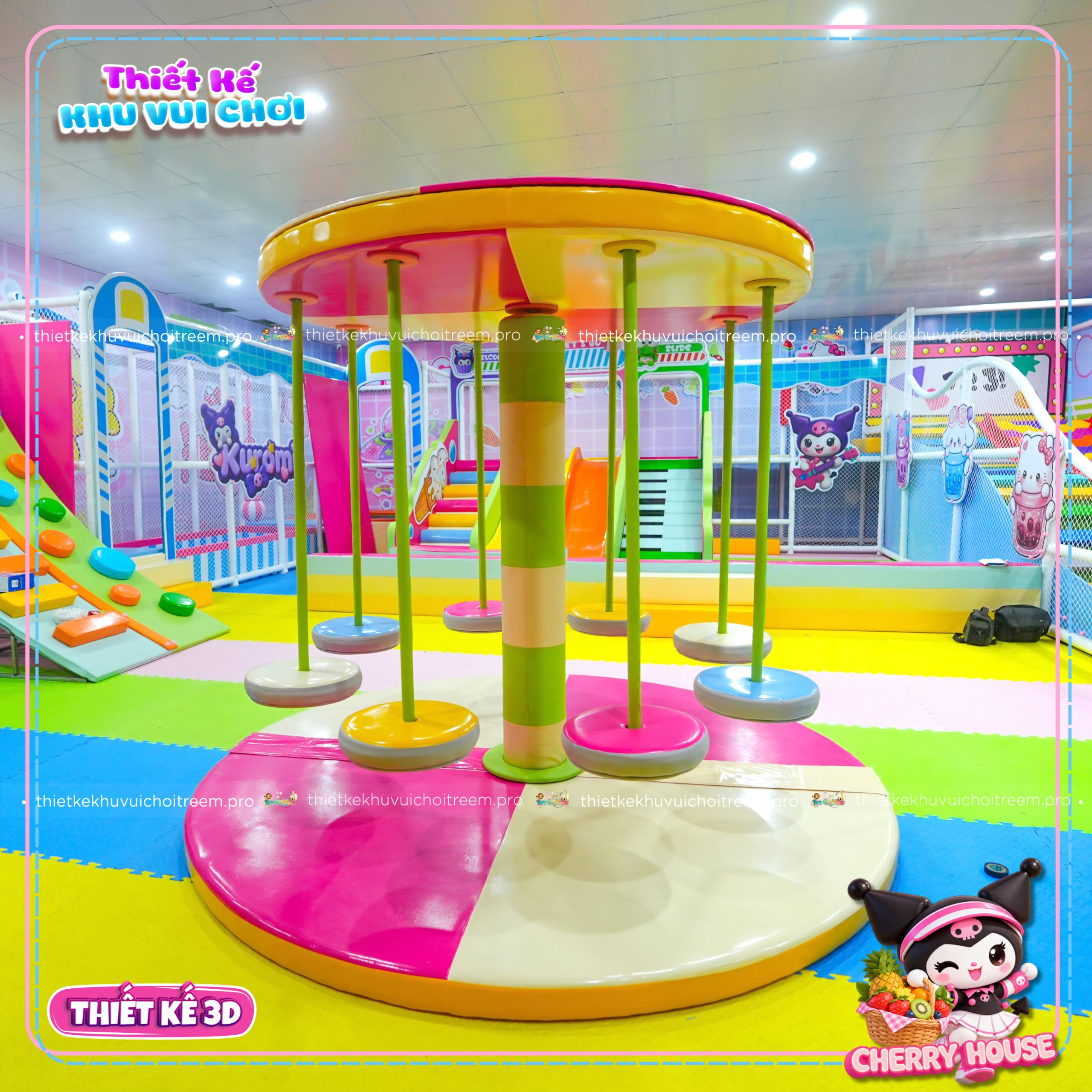 Đu quay của dự án thiết kế khu vui chơi Đồng Nai - Cherry House