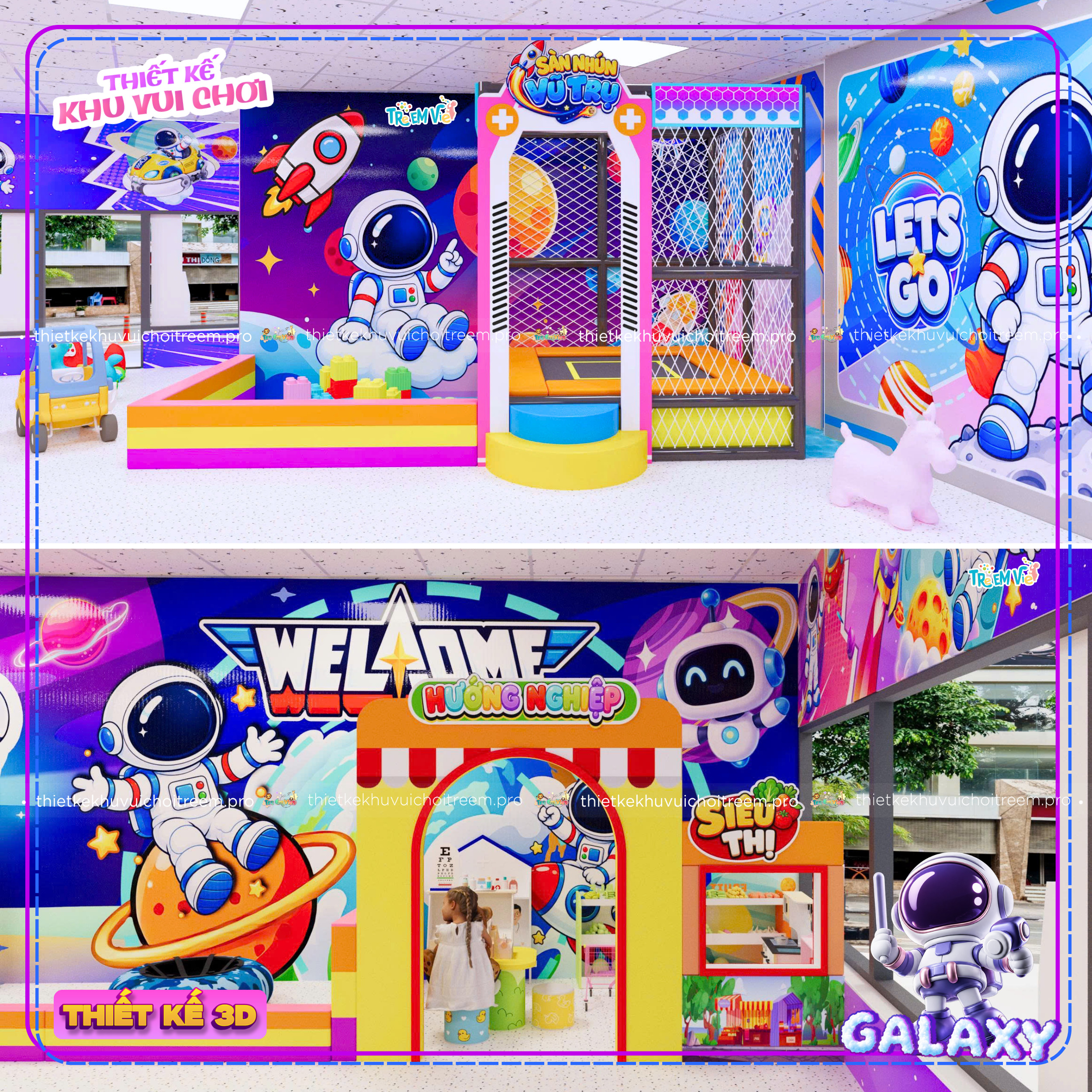 Concept thiết kế khu vui chơi Đồng Nai - Galaxy