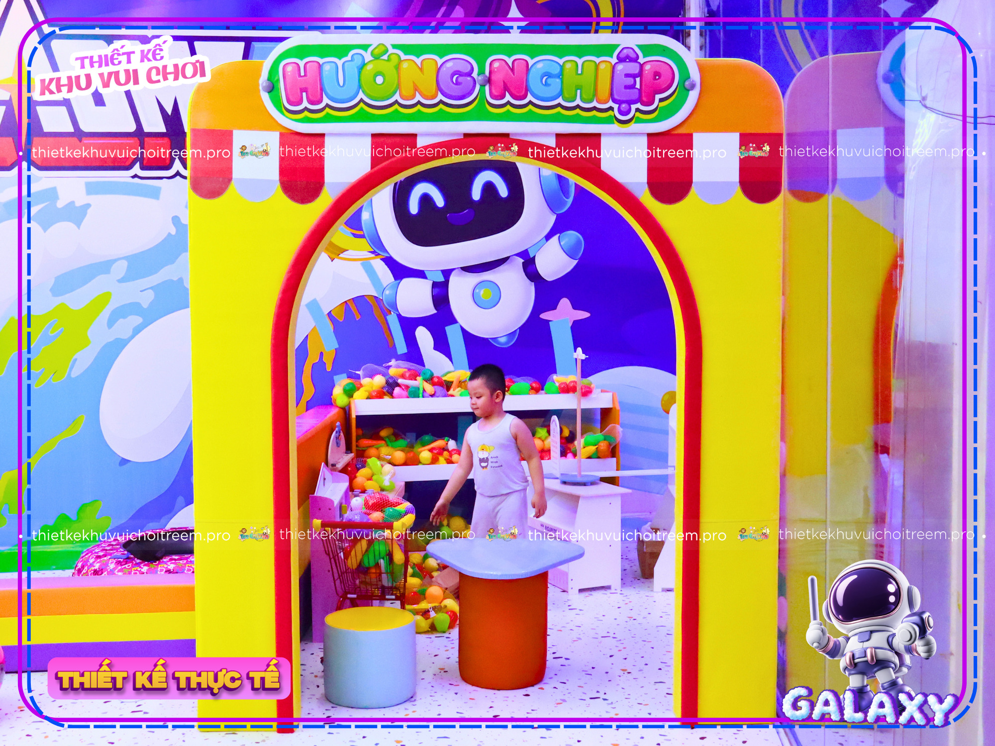 Khu hướng nghiệp của dự án thiết kế khu vui chơi Đồng Nai - Galaxy