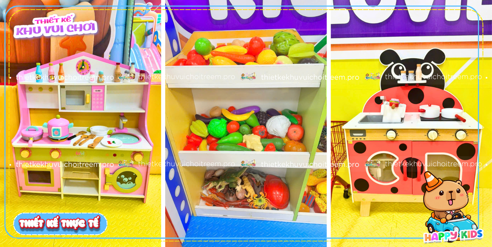 Khu hướng nghiệp của dự án thiết kế khu vui chơi Huế - Happy Kids