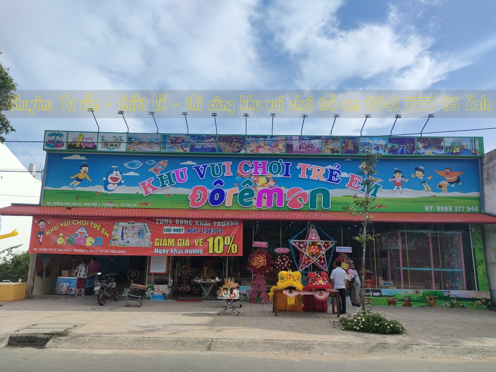 Khu vui chơi trẻ em lớn nhất ở tỉnh Tiền Giang.