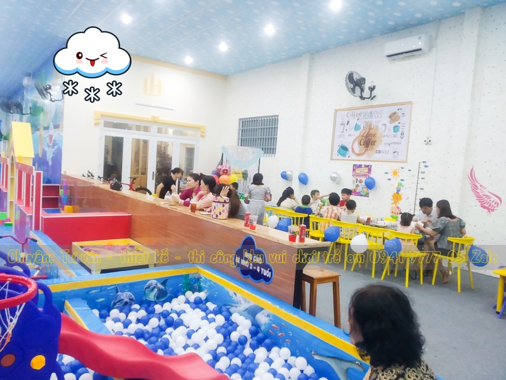 Quán cà phê có khu vui chơi trẻ em ở LONG ĐIỀN - Vũng Tàu