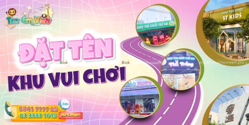 BANNER ĐẶT TÊN KHU VUI CHƠI
