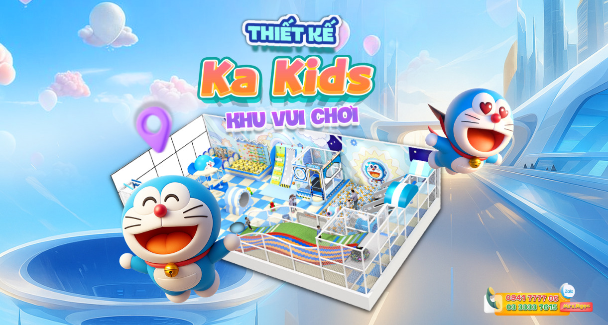 Thiết kế khu vui chơi Đắk Lắk Ka.Kids
