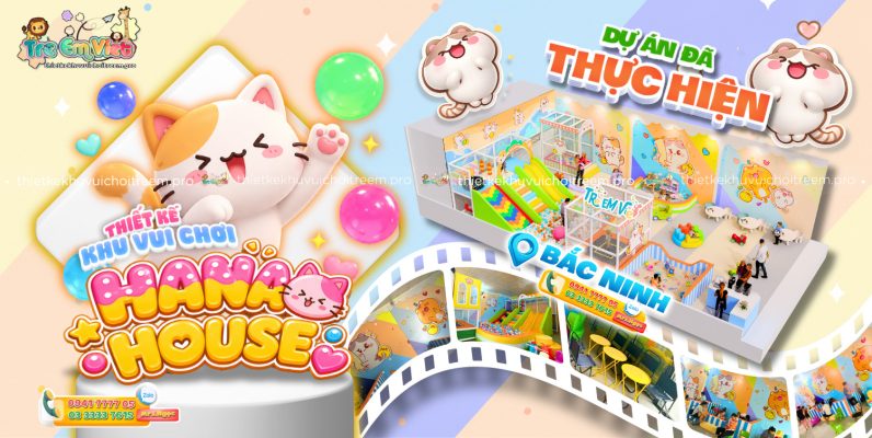 Banner thiết kế khu vui chơi Bắc Ninh - Hana House