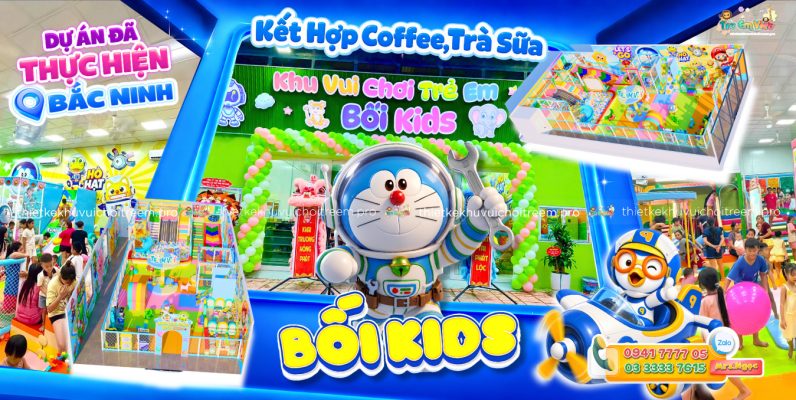Banner Thiết kế khu vui chơi Bắc Ninh - Bối Kids